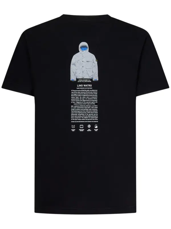 Stone Island Archivio Embroidered Crewneck T-Shirt - Imagen 2